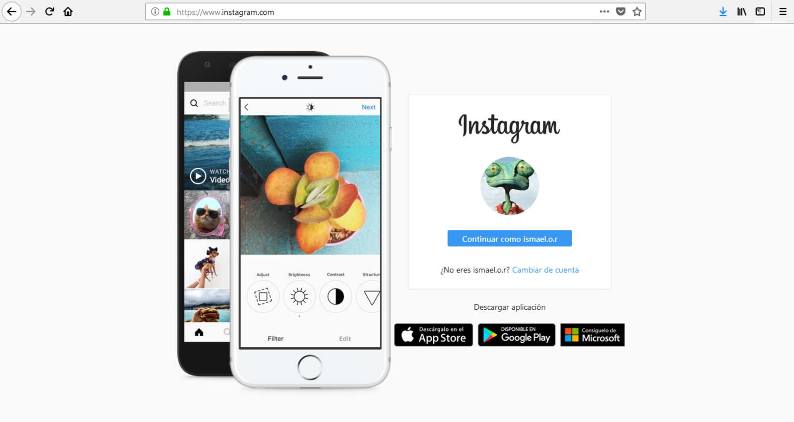 como agregar foto a instagram desde tu computadora
