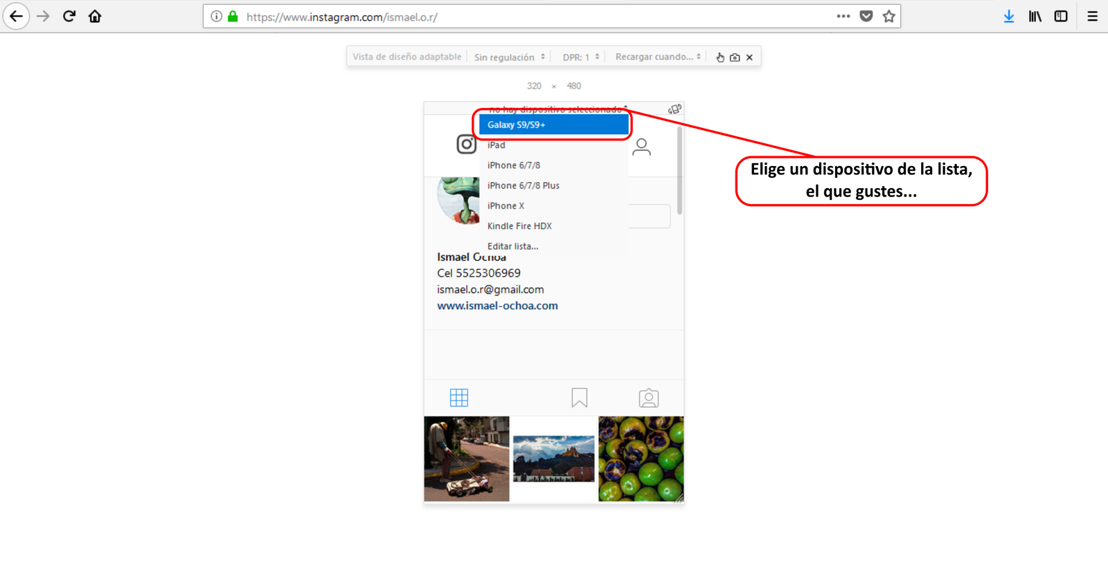 como agregar foto a instagram desde tu computadora