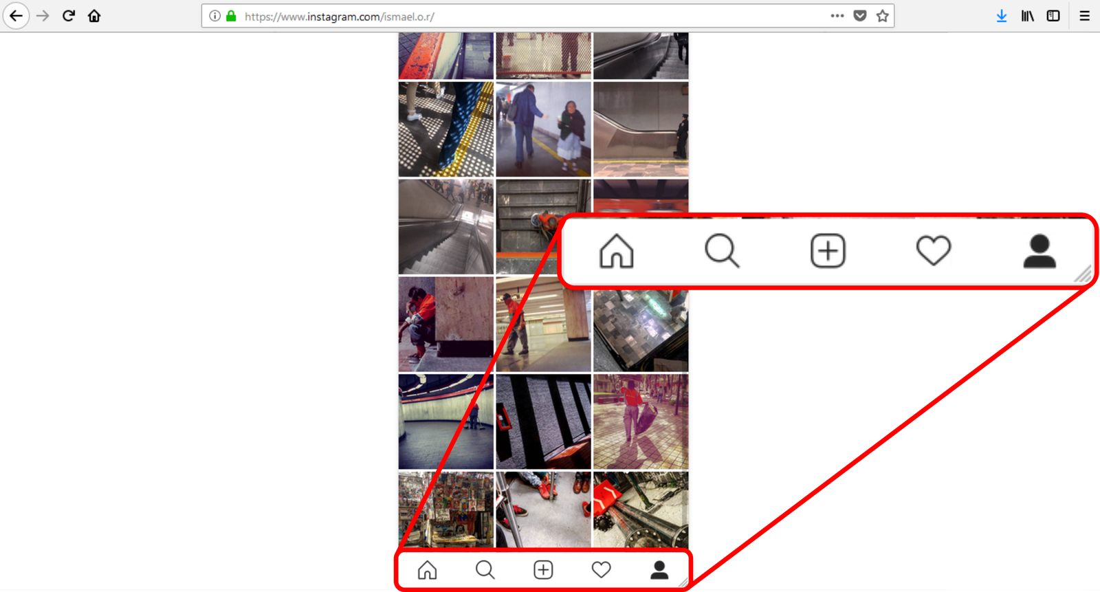 como agregar foto a instagram desde tu computadora