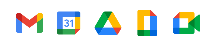 Íconos de aplicaciones de Google Workspace