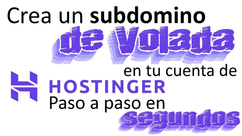Cómo crear un subdominio en HOSTINGER ¡en menos de UN MINUTO! | Tutorial paso a paso 2025
Ismael Ochoa | Genialitic